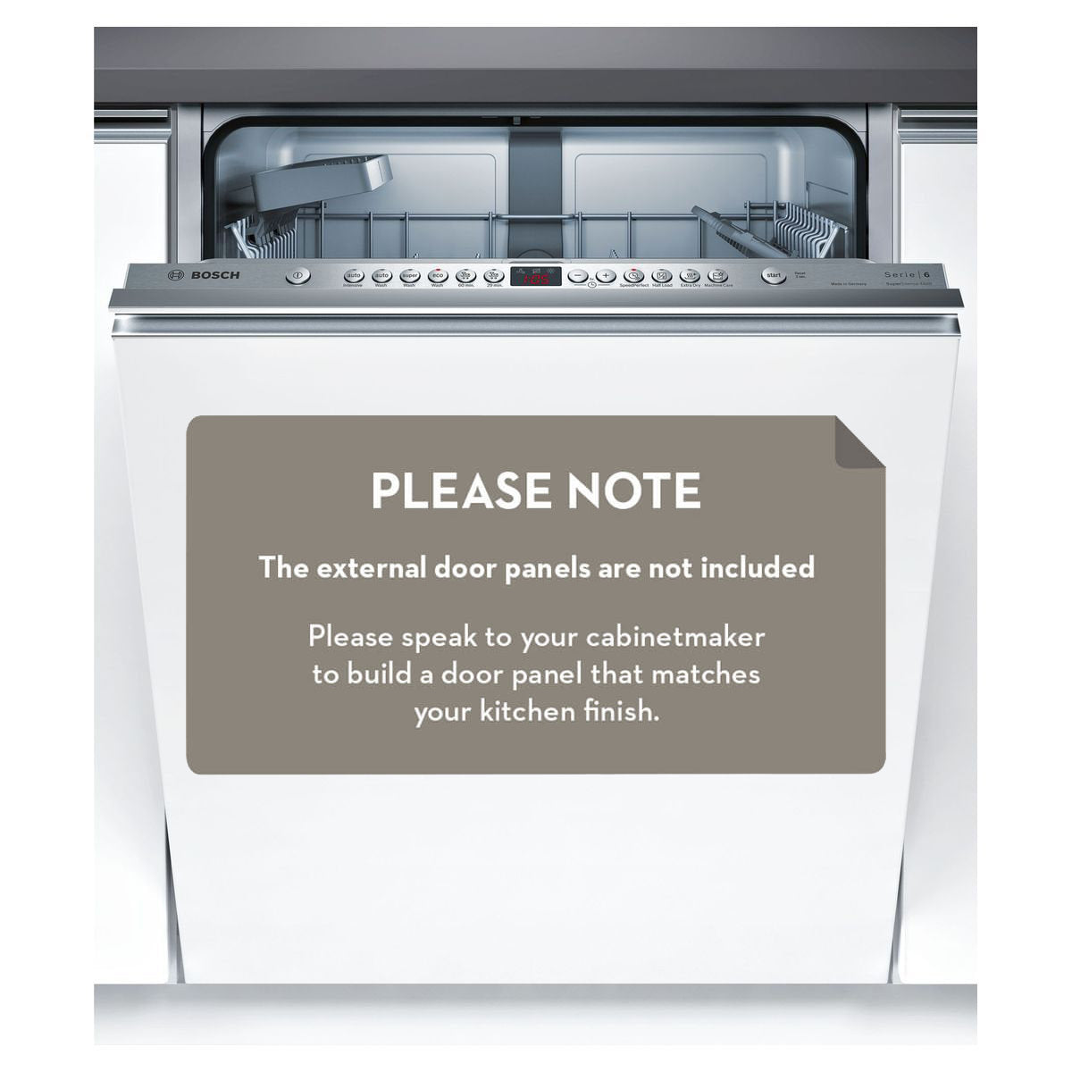 Bosch SMV66JX01A Serie 6 FullyIntegrated Dishwasher Stove Doctor