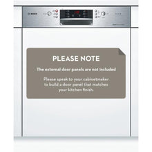Load image into Gallery viewer, Bosch SMI46GS01A Serie 4 Semi Integrated Dishwasher - Stove Doctor