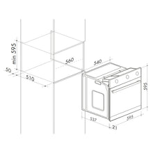Load image into Gallery viewer, ARTUSI AO601X1 60cm Single Built In Electric Oven