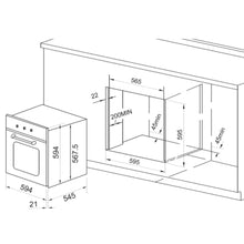 Load image into Gallery viewer, Arc AOF6SE1 60cm Electric Built-In Oven
