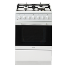 Load image into Gallery viewer, Artusi AFGE6070W 60cm Freestanding White Dual Fuel Oven/Stove - Stove Doctor
