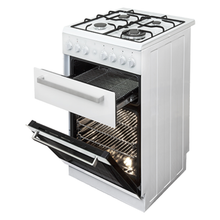 Load image into Gallery viewer, Artusi AFGG54EG 54cm Freestanding White Gas Stove - Stove Doctor