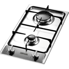 Load image into Gallery viewer, Artusi AGH30XFFD 30cm Stainless Steel Gas Cooktop