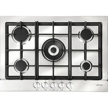 Load image into Gallery viewer, Artusi AGH71XFFD 70cm Stainless Steel Gas Cooktop