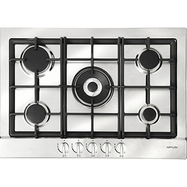 Artusi AGH71XFFD 70cm Stainless Steel Gas Cooktop