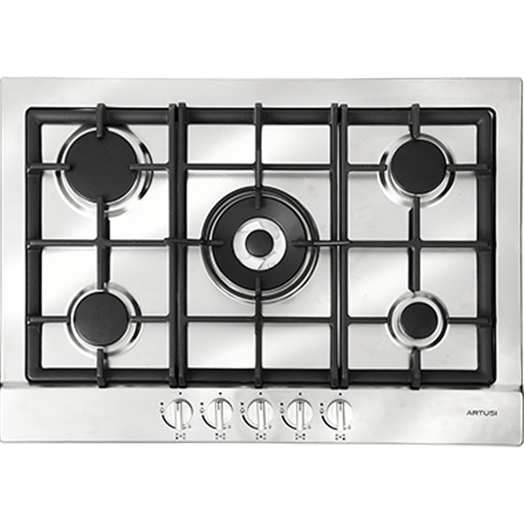 Artusi AGH71XFFD 70cm Stainless Steel Gas Cooktop