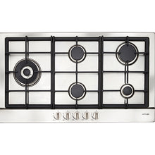 Load image into Gallery viewer, Artusi AGH91XFFD 90cm Stainless Steel Gas Cooktop
