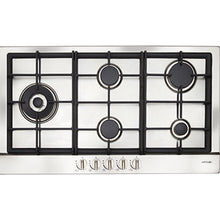 Load image into Gallery viewer, Artusi AGH91XFFD 90cm Stainless Steel Gas Cooktop