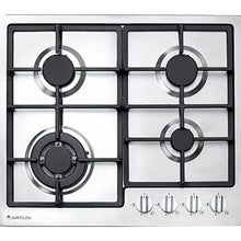Load image into Gallery viewer, Artusi CAGH600CIX 60cm Stainless Steel Gas Cooktop