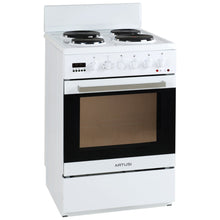 Load image into Gallery viewer, Artusi AFE547W 54cm Freestanding White Electric Stove
