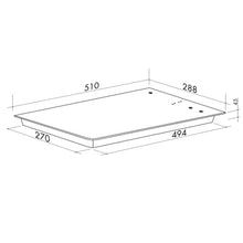 Load image into Gallery viewer, Artusi AGH30XFFD 30cm Stainless Steel Gas Cooktop