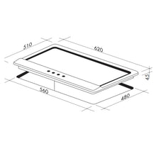 Load image into Gallery viewer, Artusi AGH65X 60cm Stainless Steel Gas Cooktop