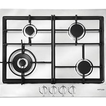 Load image into Gallery viewer, Artusi AGH65X 60cm Stainless Steel Gas Cooktop