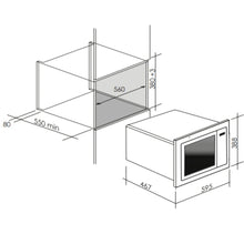 Load image into Gallery viewer, Artusi AMC34BI Built-In Stainless Steel Microwave - Stove Doctor
