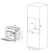 Load image into Gallery viewer, Artusi AO601W 60cm Single White Electric Oven