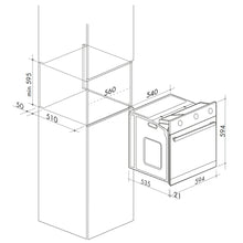 Load image into Gallery viewer, Artusi AO650X 60cm Single Electric Oven