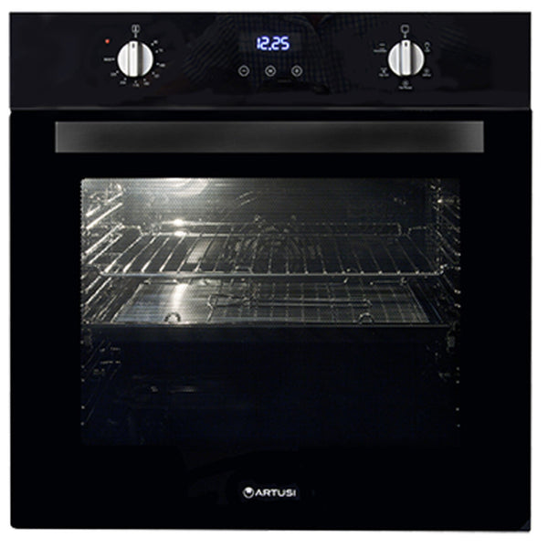 Artusi AO676B 60cm Single Stainless Steel Electric Oven
