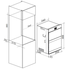 Load image into Gallery viewer, Artusi AO888X Double Stainless Steel Electric Oven