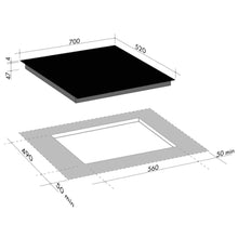 Load image into Gallery viewer, Artusi CACC70 70cm Ceramic Electric Cooktop