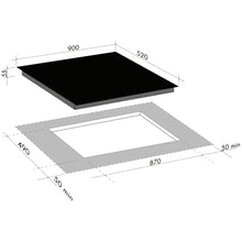 Load image into Gallery viewer, Artusi CACC90 90cm Ceramic Cooktop