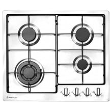 Load image into Gallery viewer, Artusi CAGH600X 60cm Stainless Steel Gas Cooktop