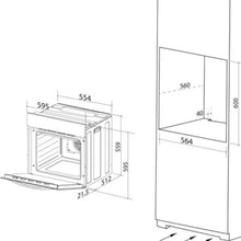Load image into Gallery viewer, ARTUSI CAO600X 60cm Single Built In Electric Oven