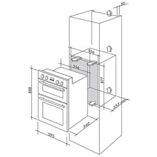 Load image into Gallery viewer, Artusi CAO888W Double White Electric Oven