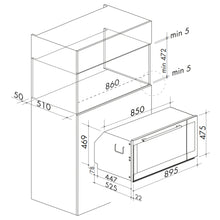 Load image into Gallery viewer, Artusi CAO900X1 90cm Built-In Electric Oven