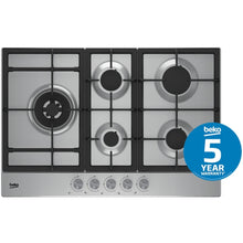 Load image into Gallery viewer, BEKO BCT75GX 75CM GAS COOKTOP
