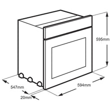 Load image into Gallery viewer, BEKO BBO60S0MB 60CM ELECTRIC BUILT-IN OVEN