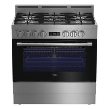 Load image into Gallery viewer, Beko BFC916GMX 90cm Freestanding Dual Fuel Oven/Stove
