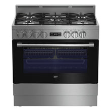 Load image into Gallery viewer, Beko BFC916GMX 90cm Freestanding Dual Fuel Oven/Stove