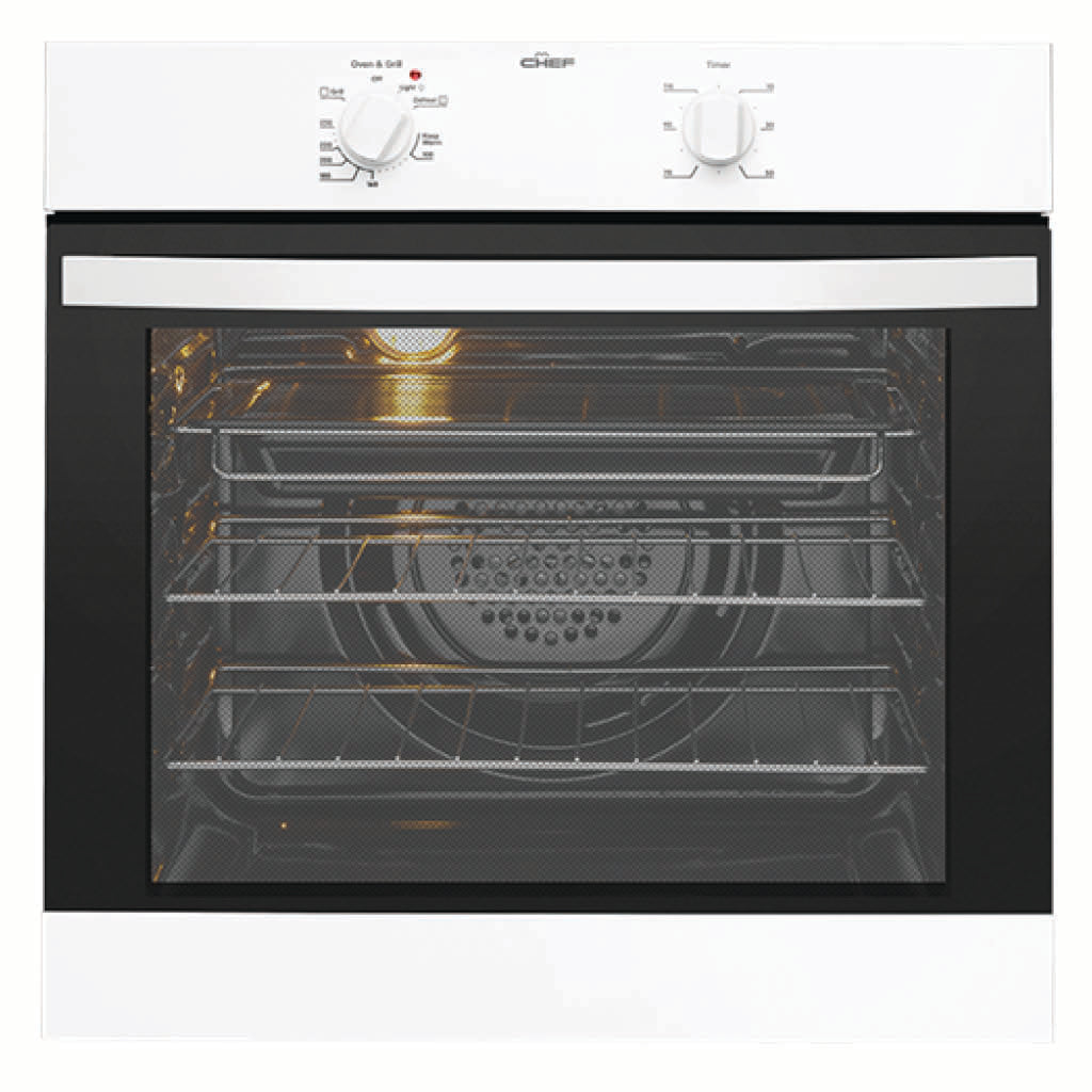 Chef CVE612WA 60cm Built-In Electric Oven - Stove Doctor