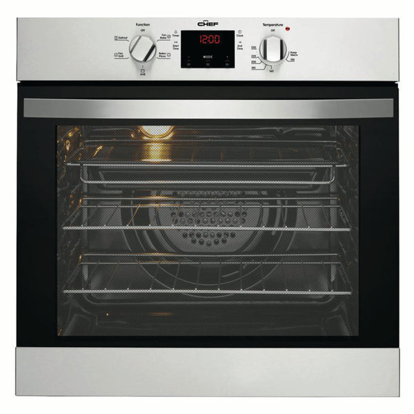 Chef CVE614SA 60cm Built-In Electric Oven - Stove Doctor