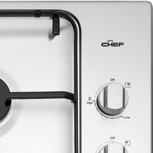 Load image into Gallery viewer, Chef CHG642SB 60cm Gas Stainless Steel Cooktop