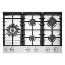 Load image into Gallery viewer, ELECTROLUX EHG755SA 75CM Natural Gas Cooktop - Stove Doctor