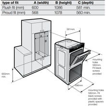 Load image into Gallery viewer, ELECTROLUX EVE636DSD Multifunction Double Oven