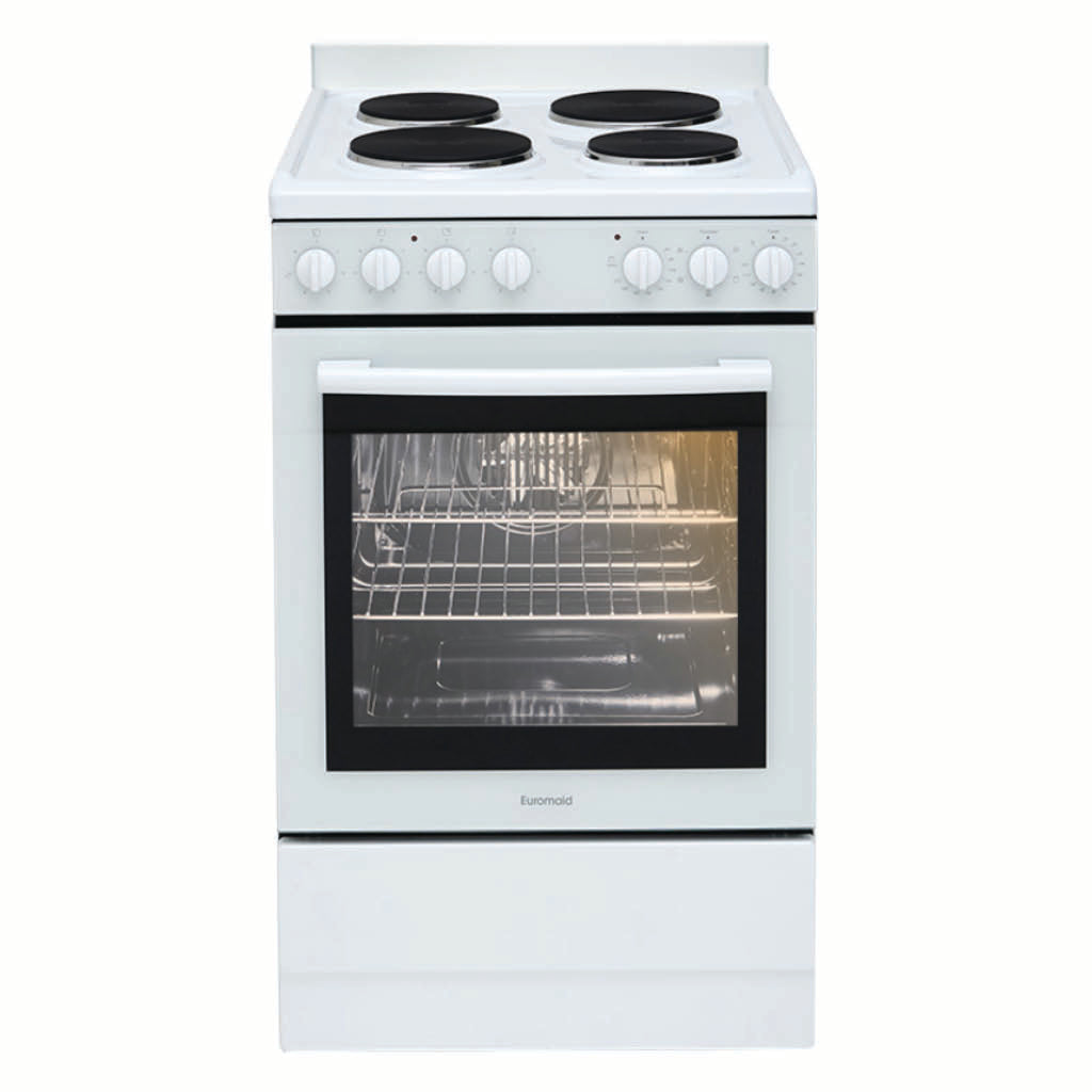 Euromaid EFF54W 54cm Electric Freestanding Stove Stove Doctor