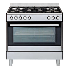Load image into Gallery viewer, Euromaid GE90S 90cm Freestanding Dual Fuel Stove