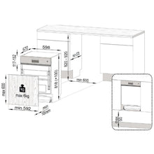 Load image into Gallery viewer, Euromaid SI14BM Semi-integrated Dishwasher
