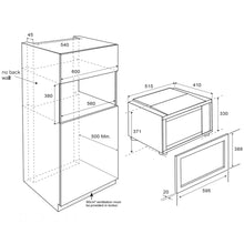 Load image into Gallery viewer, VENINI GMWG28TK 28L Built-In Microwave Oven 900W
