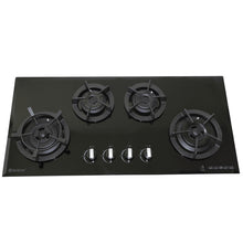 Load image into Gallery viewer, Goldline GL4BZNG 4 Burner Glass Gas Cooktop