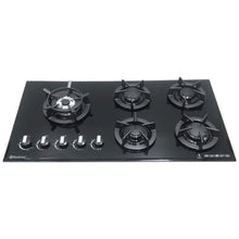 Load image into Gallery viewer, Goldline Avard GLDUAL5BZLPG-CAST 93cm Gas Cooktop