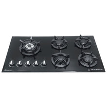 Load image into Gallery viewer, Goldline Avard GLDUAL5BZNG-CAST 93cm Gas Cooktop