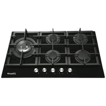 Load image into Gallery viewer, GOLDLINE GLS5-90B1 5 burner dual control 90cm gas cooktop
