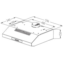 Load image into Gallery viewer, KARDI KARF60WH 60cm Fixed White Rangeood