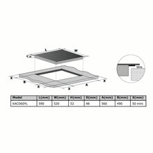 Load image into Gallery viewer, Kardi KACD60YL 60cm Ceramic Electric Cooktop