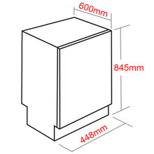 Load image into Gallery viewer, Kardi KADW45SS 45cm Stainless Steel Dishwasher