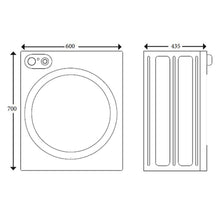 Load image into Gallery viewer, Omega 4.5kg Vented Dryer OCD45W
