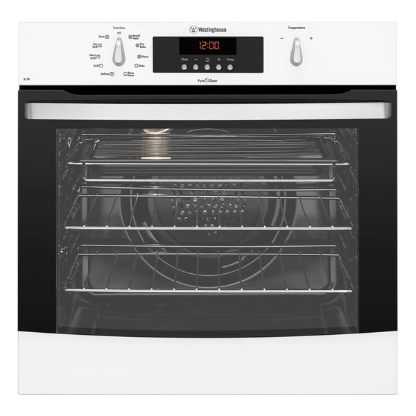Westinghouse WVEP615W 60 cm Electric Built In Pyrolytic Oven - Stove Doctor